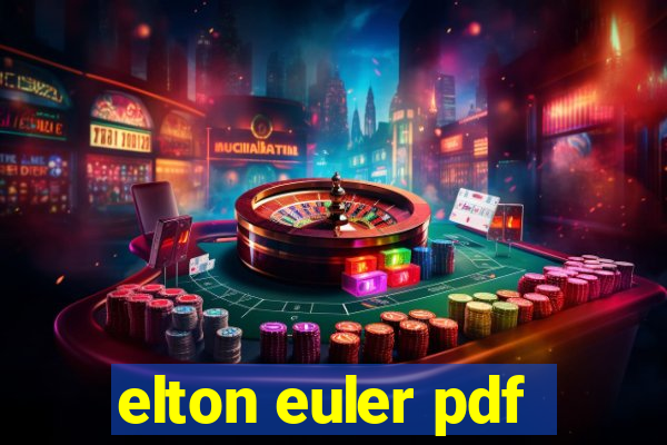 elton euler pdf